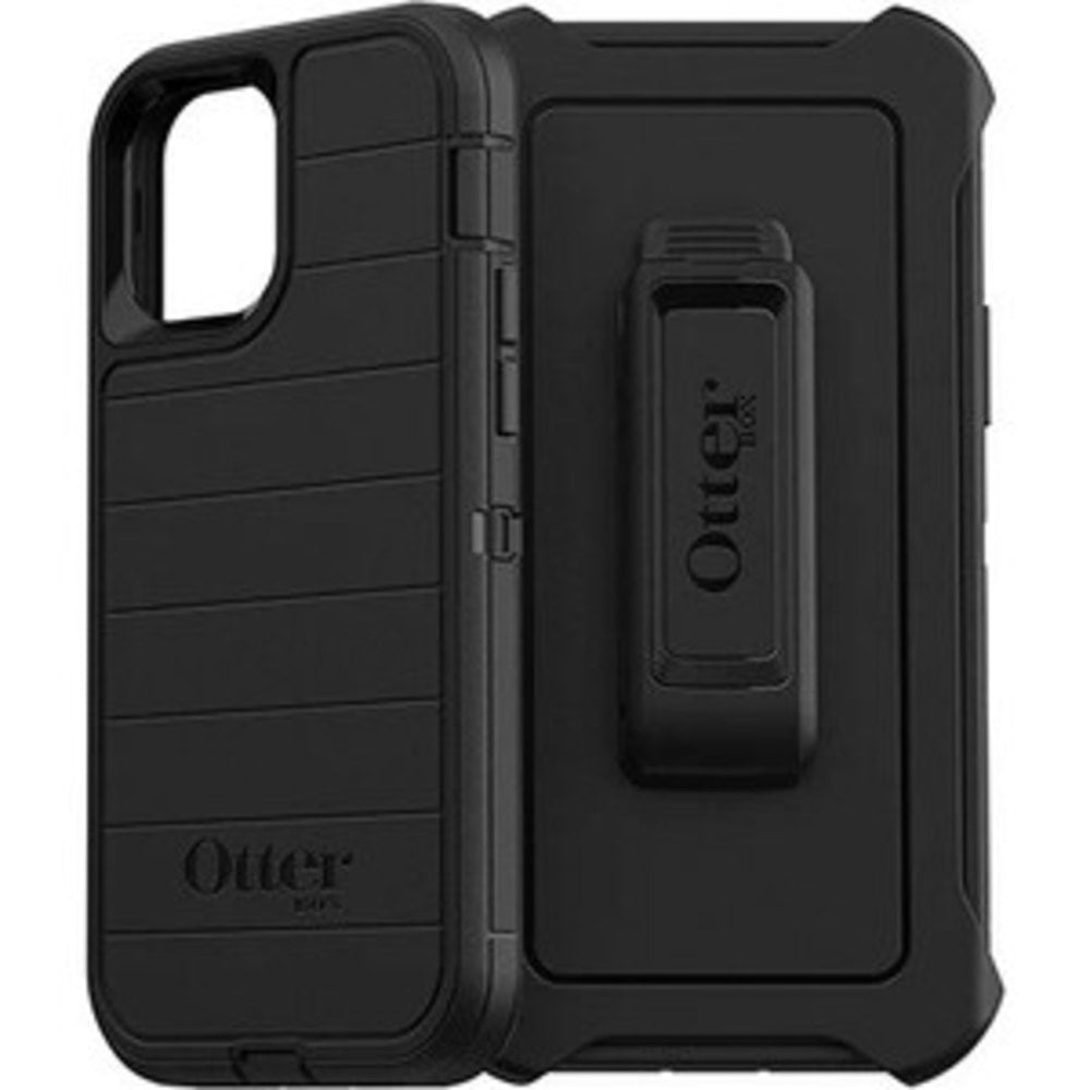 OtterBox Defender Series Pro Rugged Carrying Case Holster For Apple iPhone 12 Pro, iPhone 12 Smartphone, Black