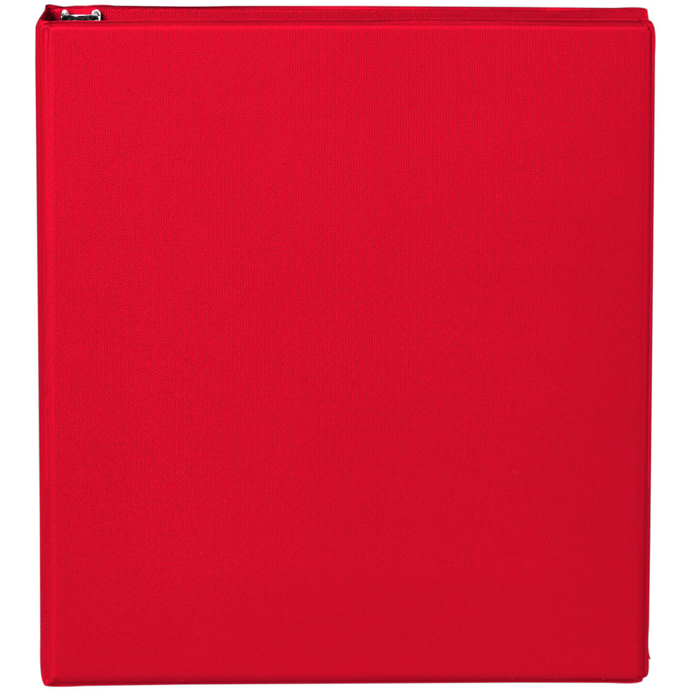 Office Depot Brand Durable Reference 3-Ring Binder, 1in Round Rings, Red