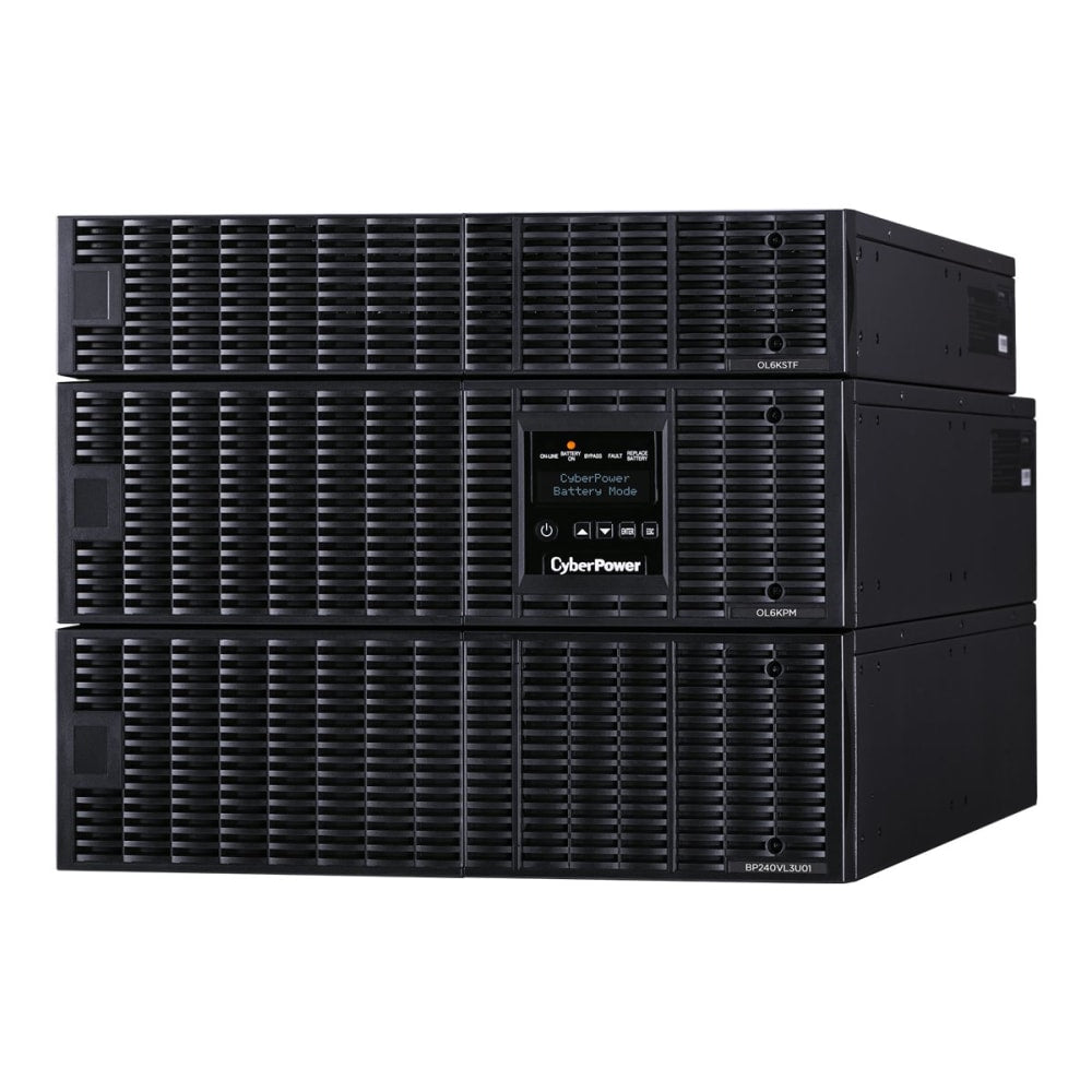 CyberPower Smart App Online OL6KRTF 6kVA Tower/Rack Mountable UPS - Rack/Tower - 5.40 Minute Stand-by - 120 V AC, 230 V AC Input - 120 V AC, 200 V AC, 208 V AC, 220 V AC, 230 V AC, 240 V AC Output