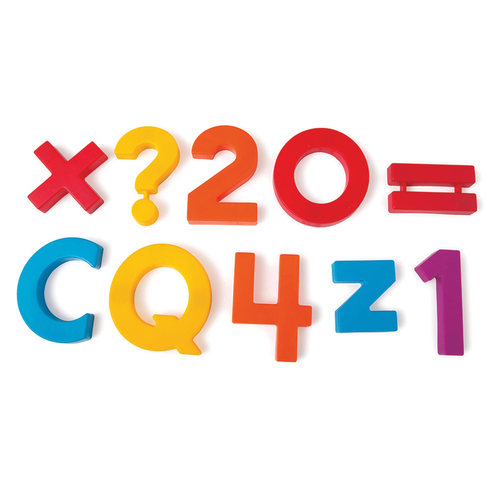 Educational Insights AlphaMagnets & MathMagnets, Assorted Colors, Pack Of 214