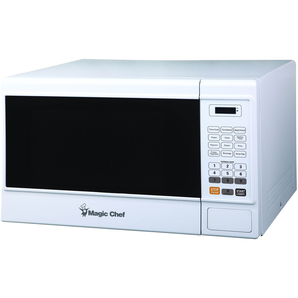 Magic Chef 1.3 Cu Ft Countertop Microwave, White