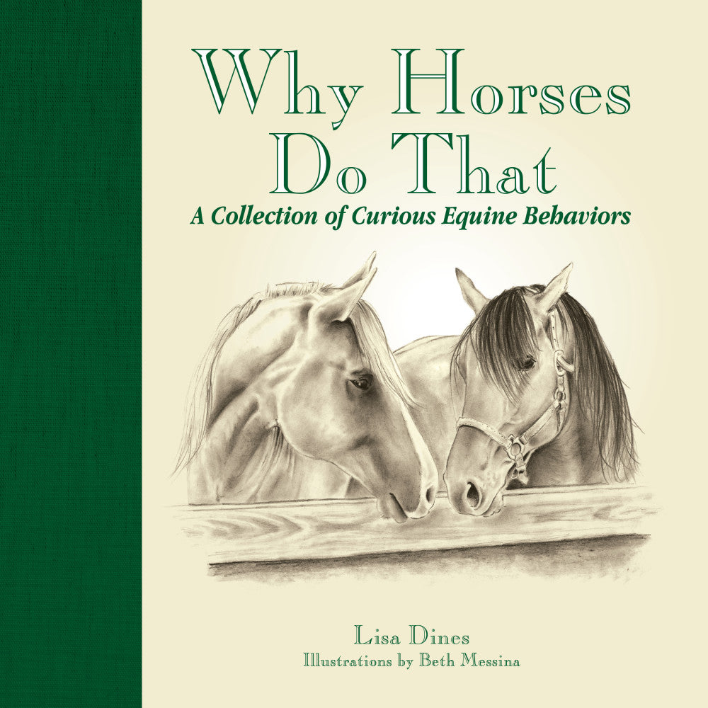 Willow Creek Press 7in x 7in Hardcover Gift Book, Why Horses Do That By Lisa Dines