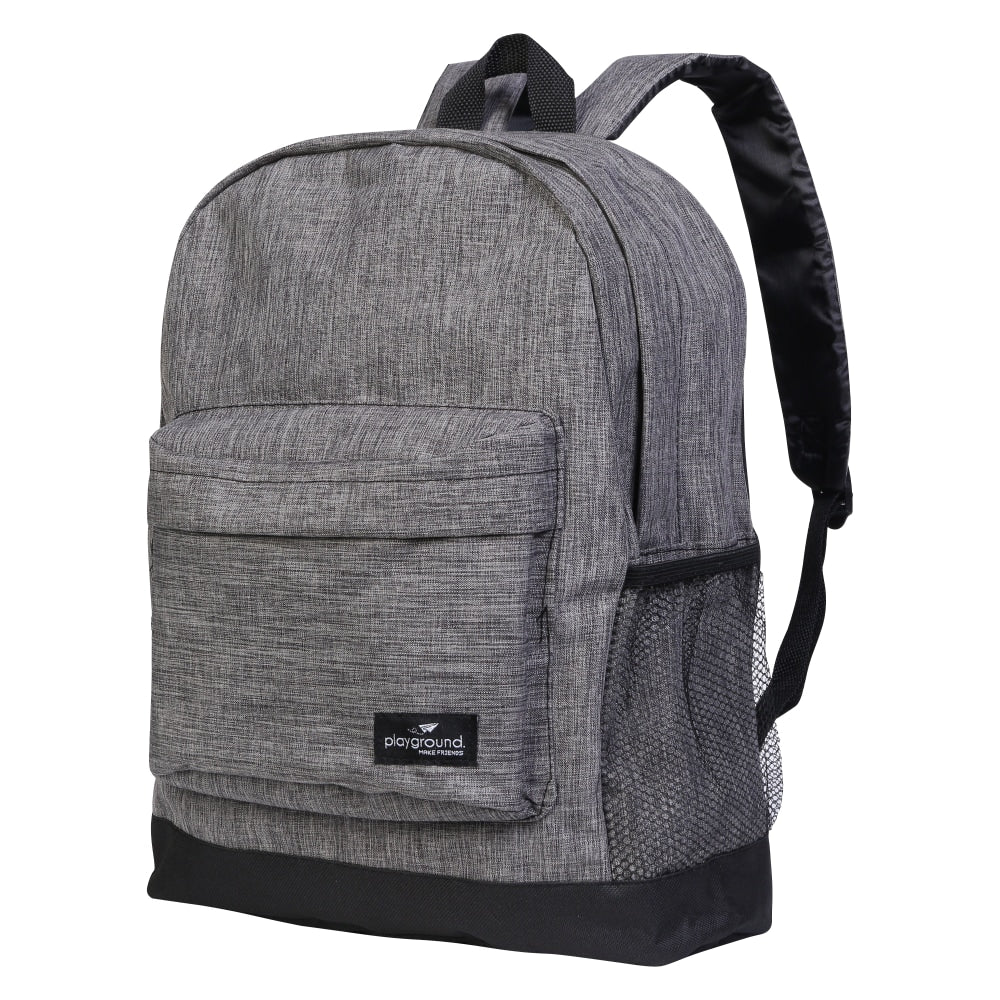 Playground Studytime Backpack, Charcoal/Melange