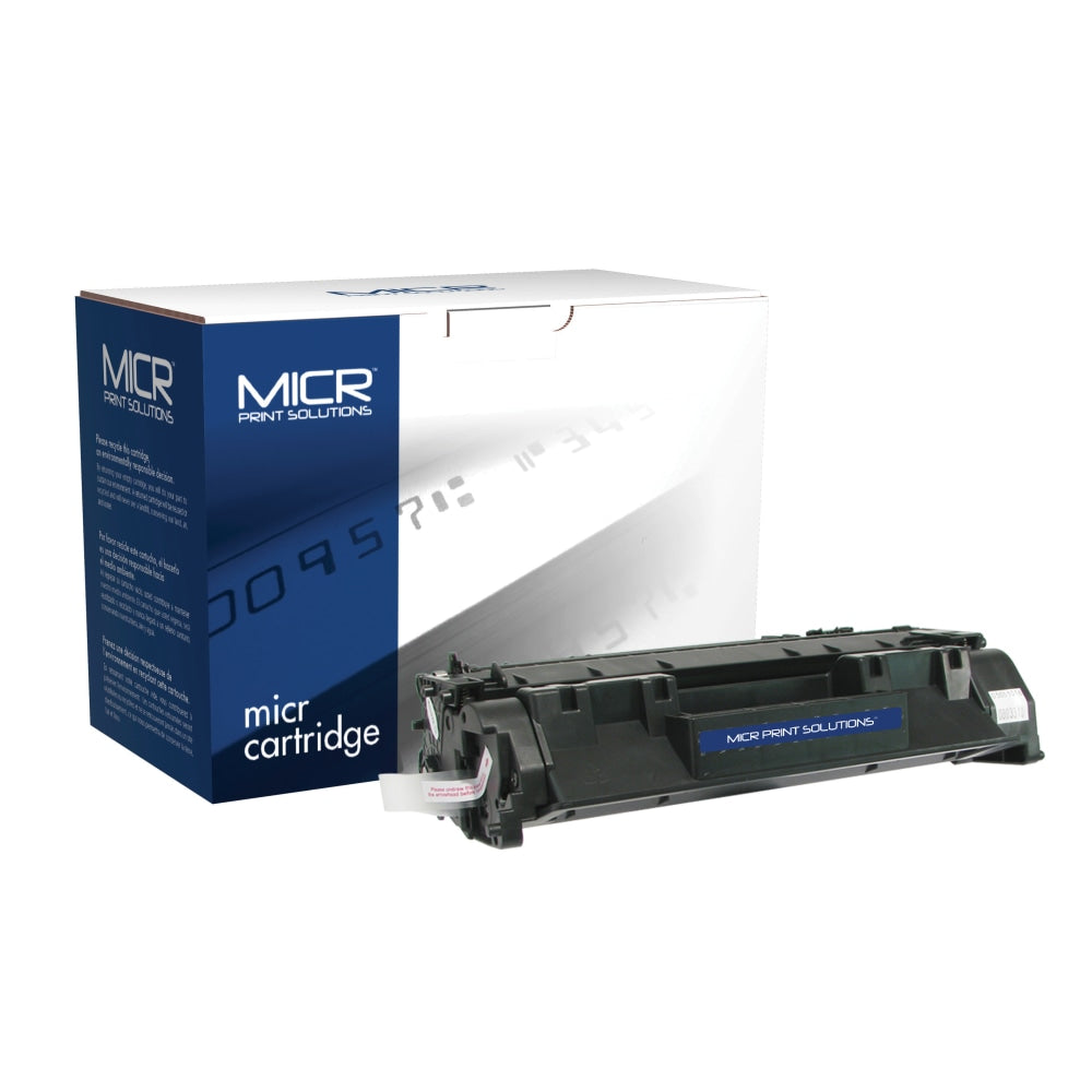 MICR Print Solutions Remanufactured Black Toner Cartridge Replacement For HP CE505A