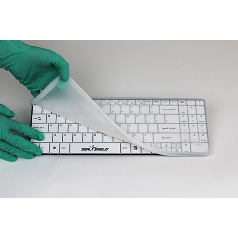 Seal Shield Clean Wipe Cover - Keyboard cover - transparent - for P/N: SSKSV099, SSKSV099BT