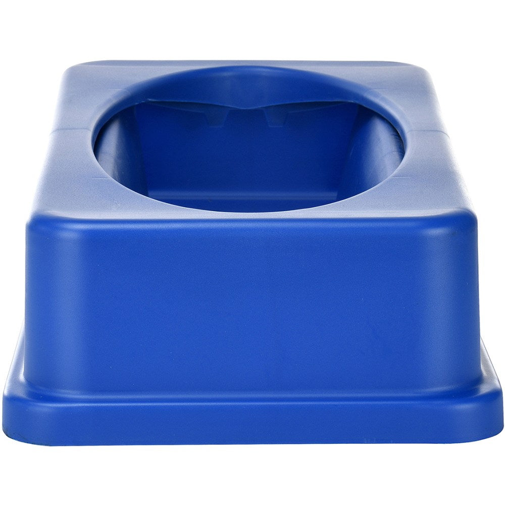 Alpine Slim Swinging Trash Can Lid, 5inH x 20inW x 12inD, Blue