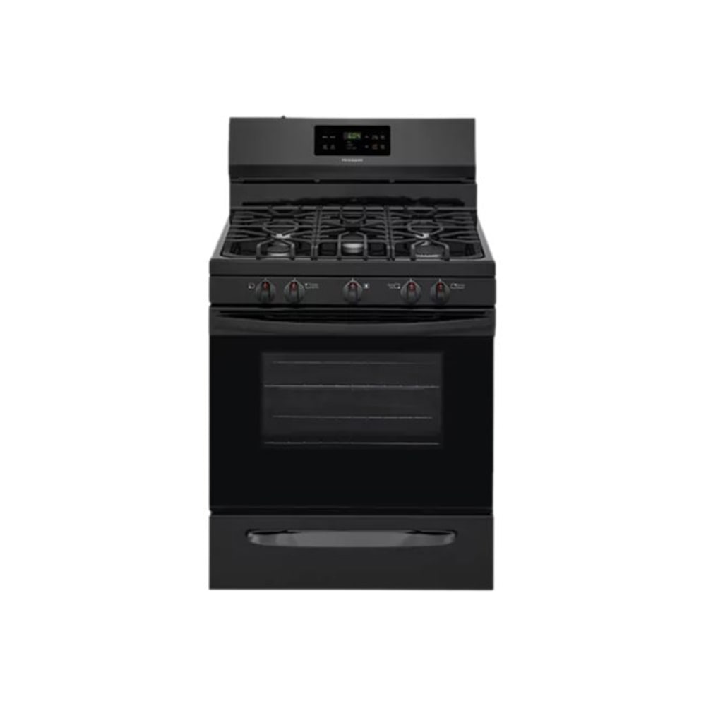 Frigidaire FFGF3054TB - Range - freestanding - niche - width: 30 in - depth: 24 in - height: 36 in - with self-cleaning - black