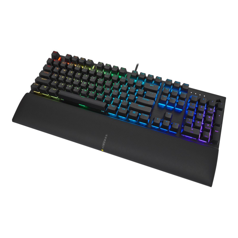 CORSAIR Gaming K60 RGB PRO SE - Keyboard - backlit - USB - US - key switch: CHERRY VIOLA - black