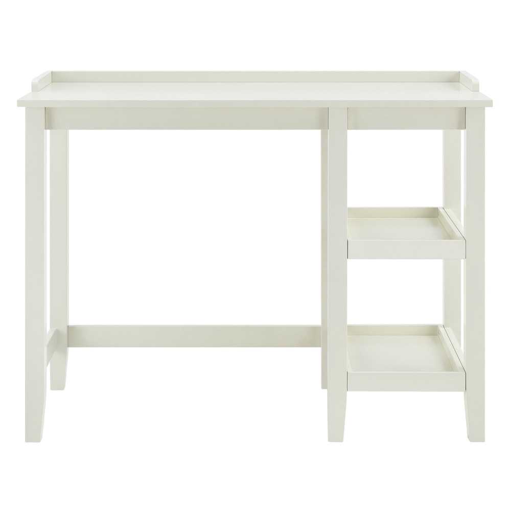 Ameriwood Home Eleanor 39inW Single Pedestal Computer Desk, White