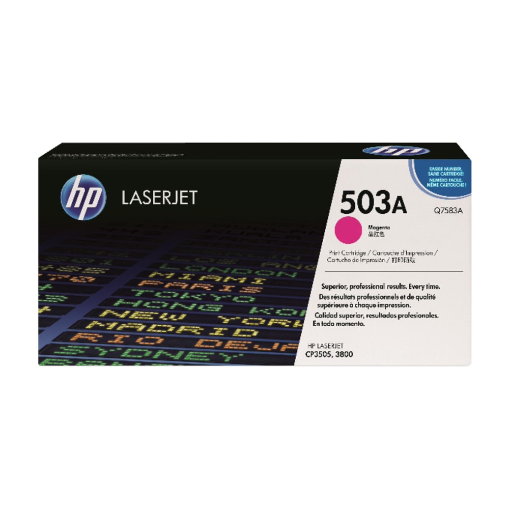 HP 503A Magenta Toner Cartridge, Q7583AC