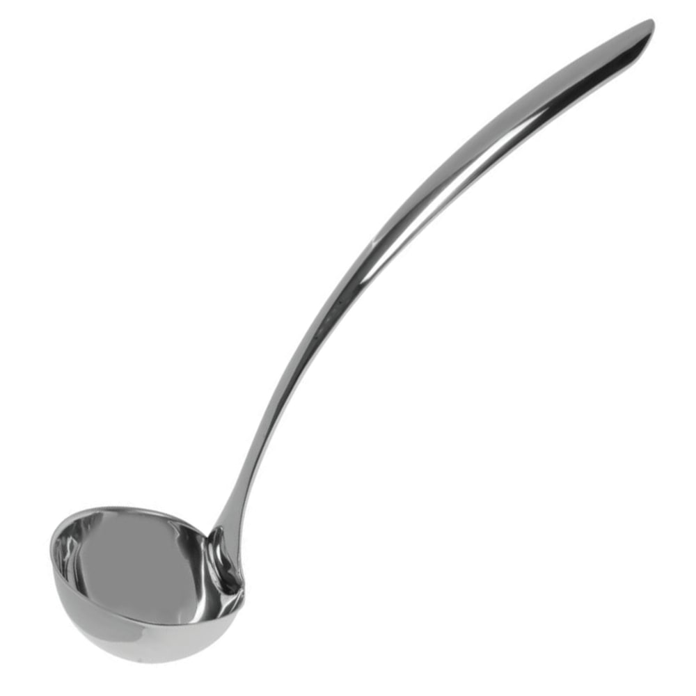 Hoffman Browne Serving Ladles, 15in, 6 Oz, Silver, Case Of 48 Ladles