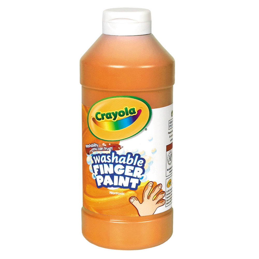 Crayola Washable Finger Paint, 16 Oz., Orange