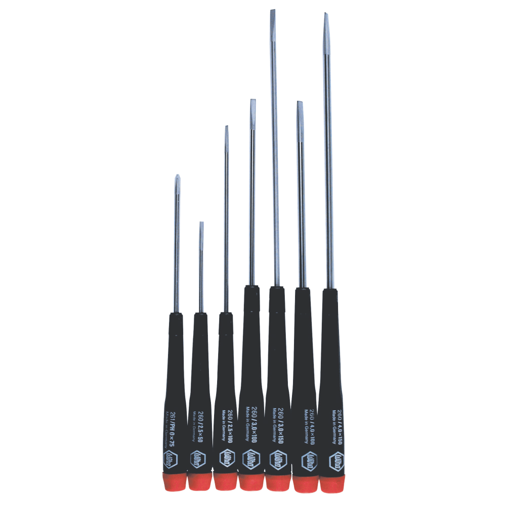 Wiha Tools 7-Piece Slotted/Phillips Precision Set