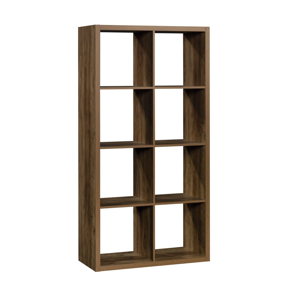 Sauder Select 58inH 8-Cube Storage Bookcase, Rural Pine