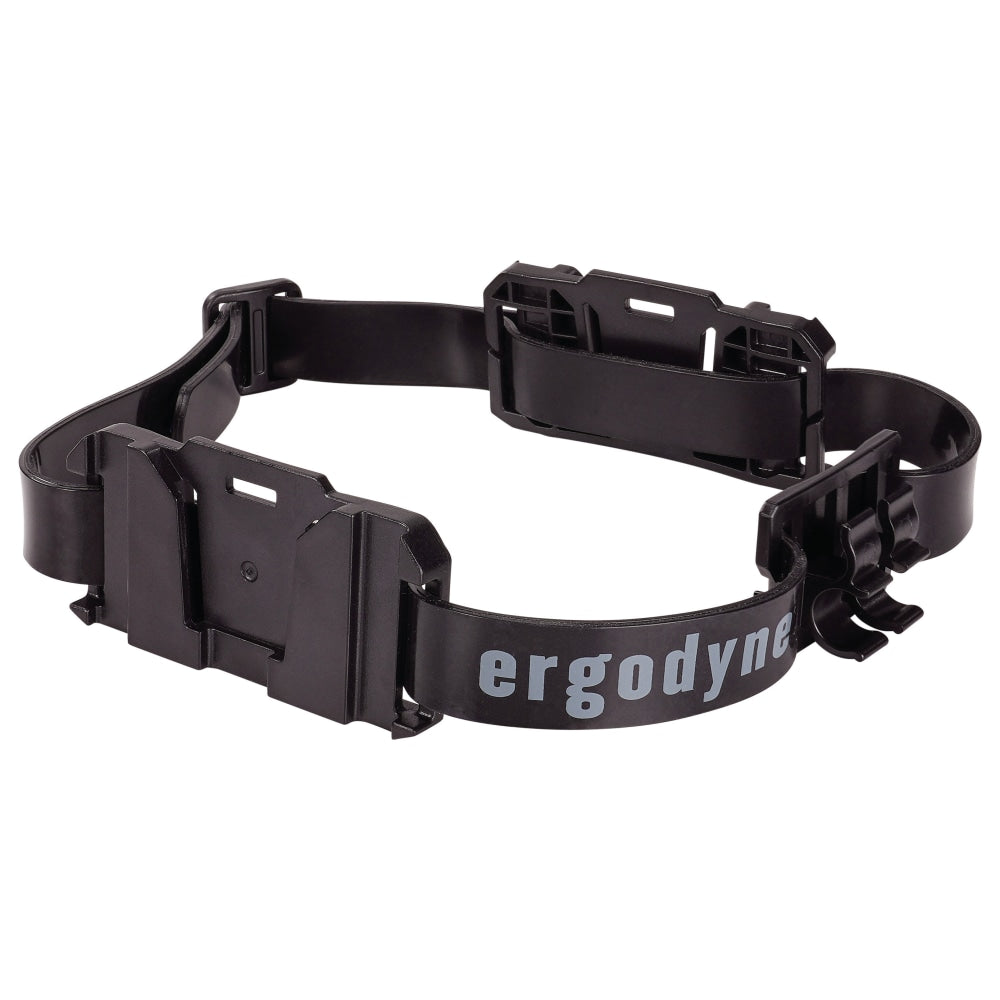 Ergodyne Skullerz 8979 Headband Light Mount With Silicone Strap, Black