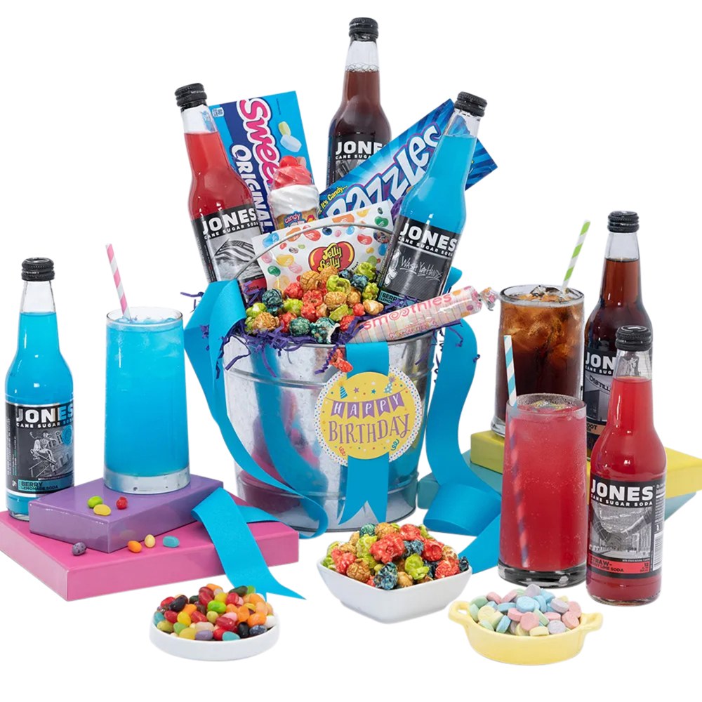 Gourmet Gift Baskets Happy Birthday Soda Bucket