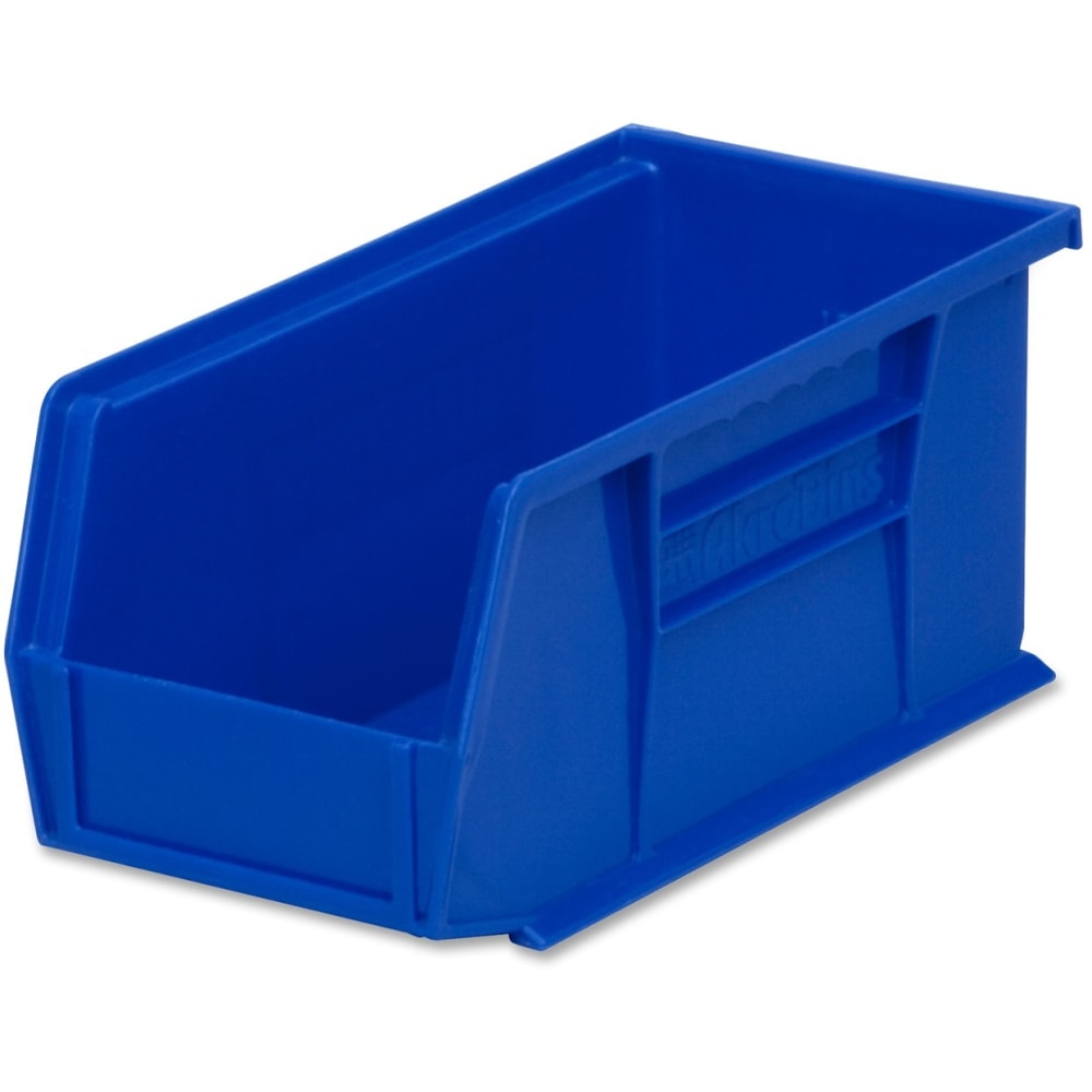 Akro-Mils AkroBin Storage Bin, Small Size, 5in x 5 1/2in x 10 7/8in, Blue