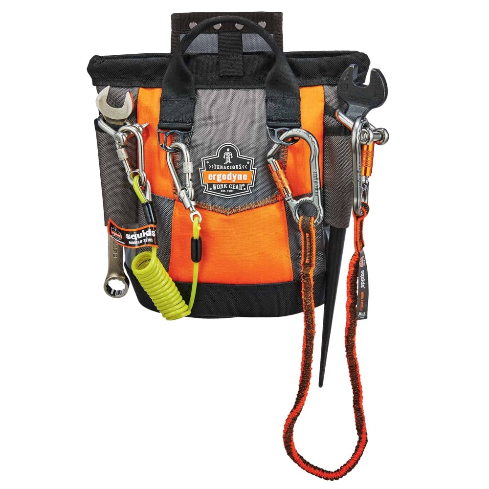 Ergodyne Arsenal 5527 Premium-Topped Tool Pouch, Hinge, Orange