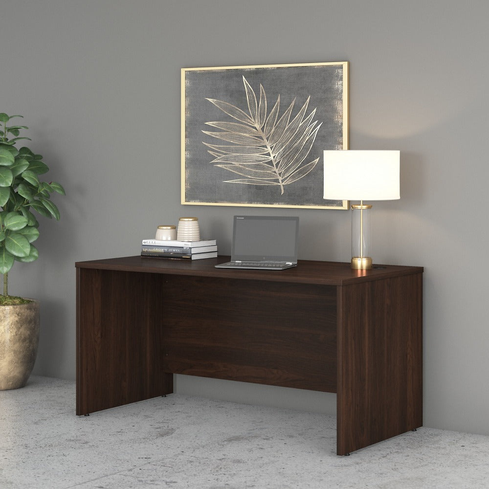 Bush Business Furniture Studio C 60inW Office Computer Desk, Black Walnut, Standard Delivery