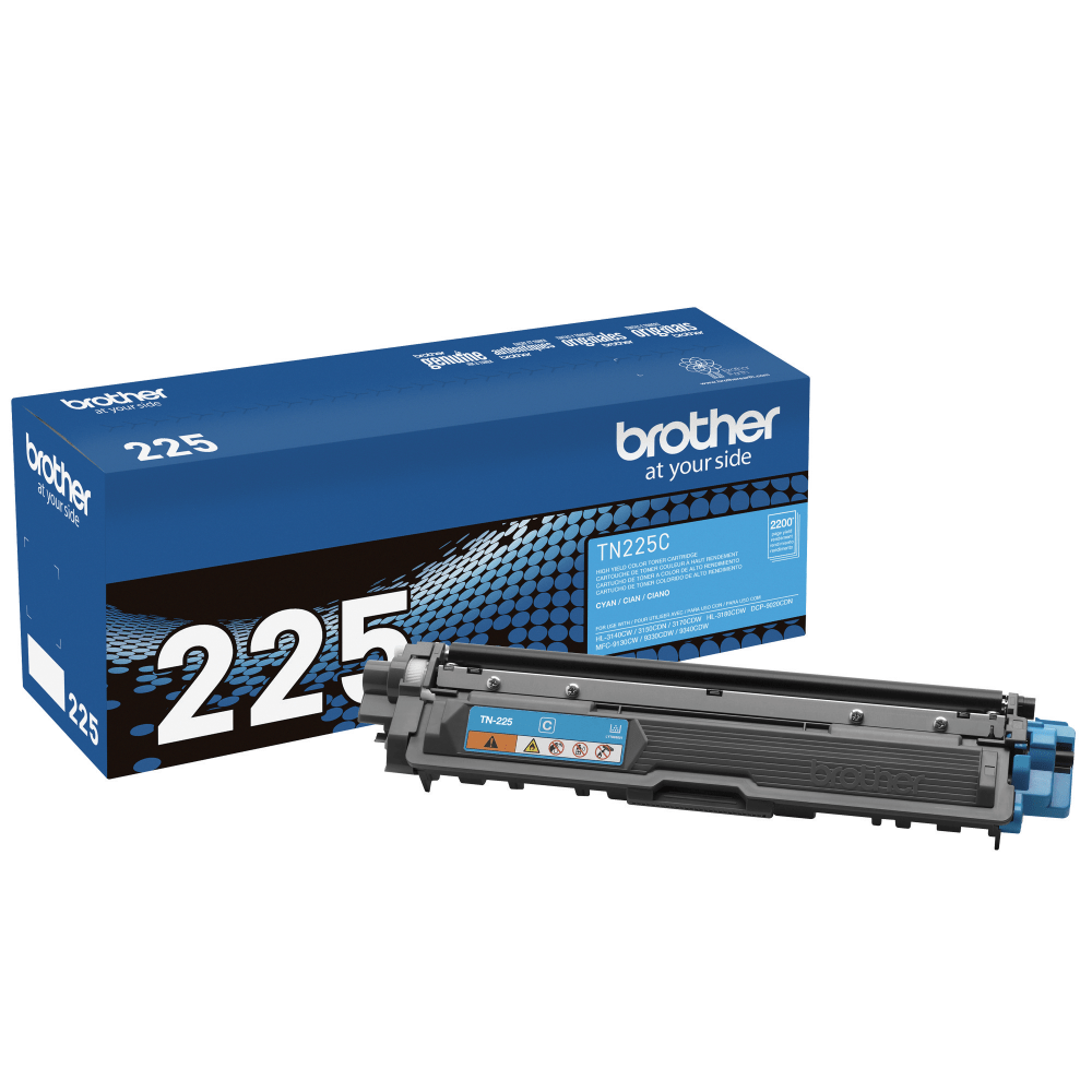 Brother TN-225 Cyan High Yield Toner Cartridge, TN-225C