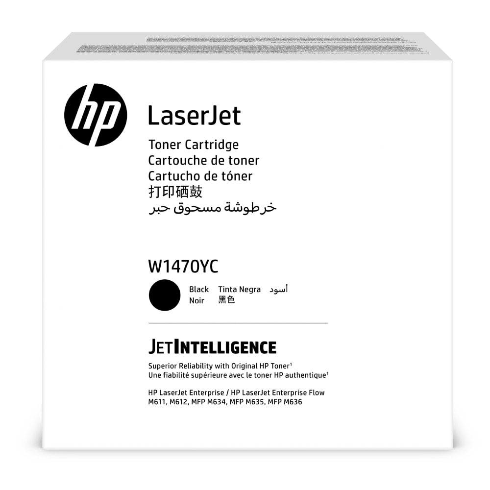 HP 1470YC Contract Black Toner Cartridge, W1470YC