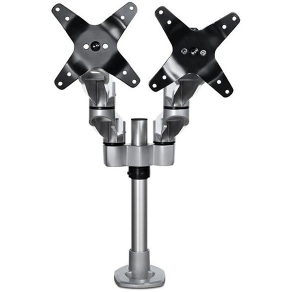 StarTech.com Desk Mount Dual Monitor Arm - Articulating - Premium Desk Clamp / Grommet Hole Mount for up to 27in VESA Monitors (ARMDUALPS)