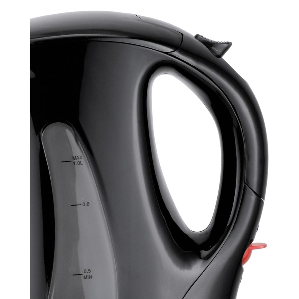 Brentwood KT-1610BK BPA Free 1L Cordless Electric Kettle, Black - 900 W - 1.06 quart - Black