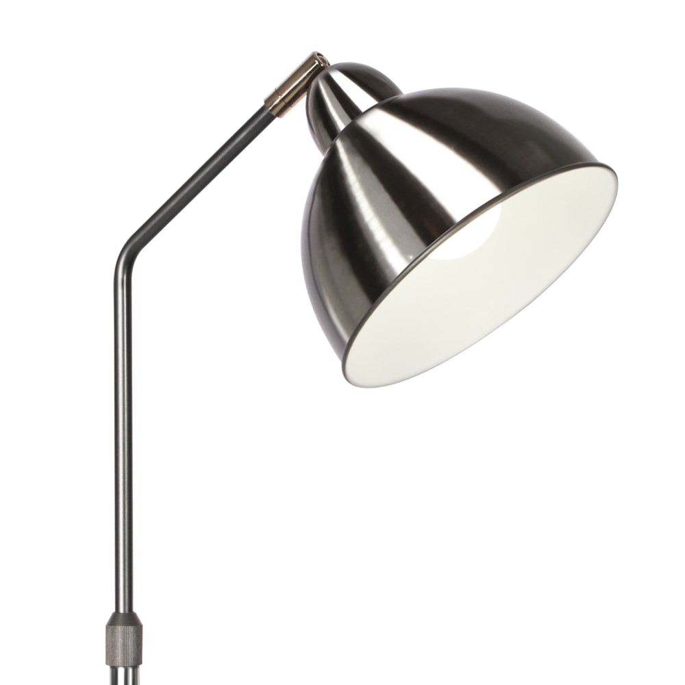 OttLite Covington LED Floor Lamp, 60inH, Brushed Nickel