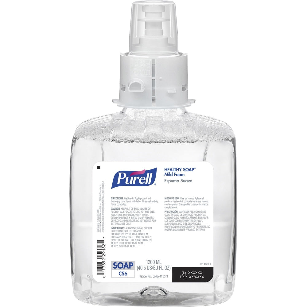 Purell CS6 Healthy Soap Mild Foam Refill, 40.5 Oz