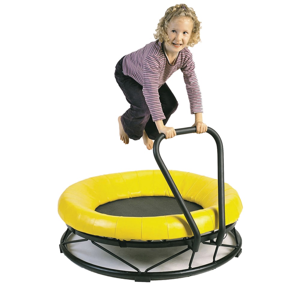 Gonge Mono Trampoline, 12-1/8inH x 40-1/2inW x 40-1/2inD, Yellow/Black