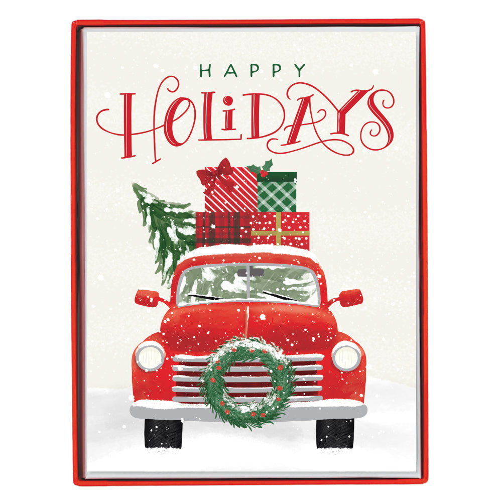 Graphique Christmas Cards, 5in x 7in, Happy Holidays, Pack Of 15 Cards