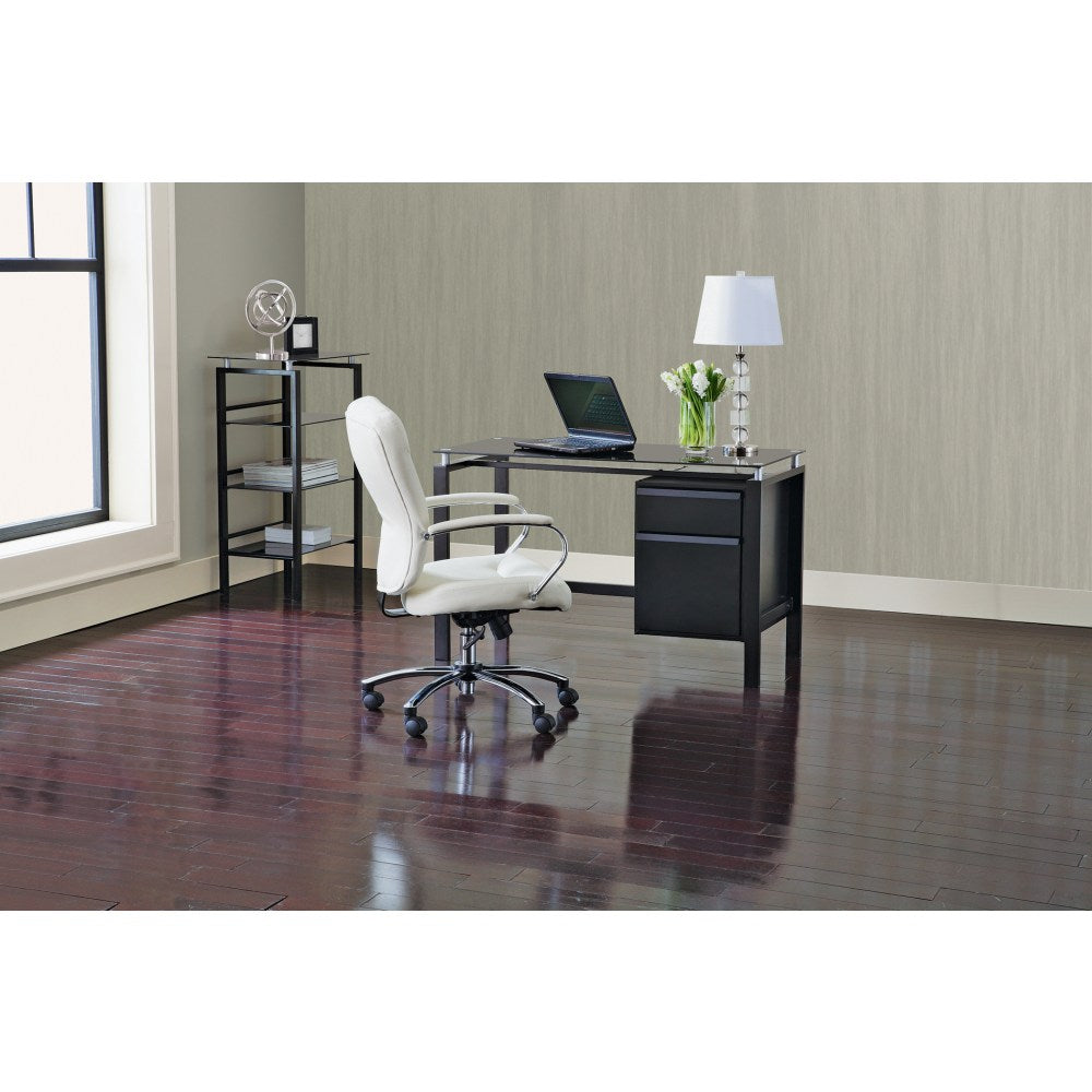 Realspace Lake Point 46inW Writing Desk, Black