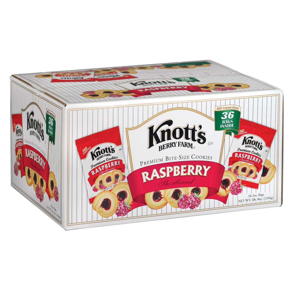 Knotts Berry Farm Raspberry Cookies, 2 Oz , Box Of 36