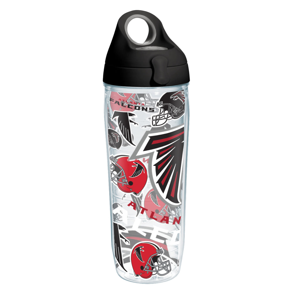 Tervis NFL All-Over Water Bottle With Lid, 24 Oz, Atlanta Falcons