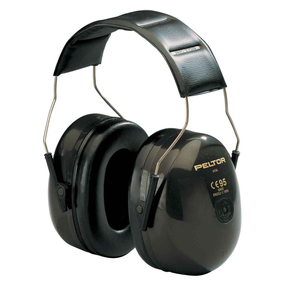 Optime 101 Earmuffs, 27 dB NRR, Dark Green, Over the Head