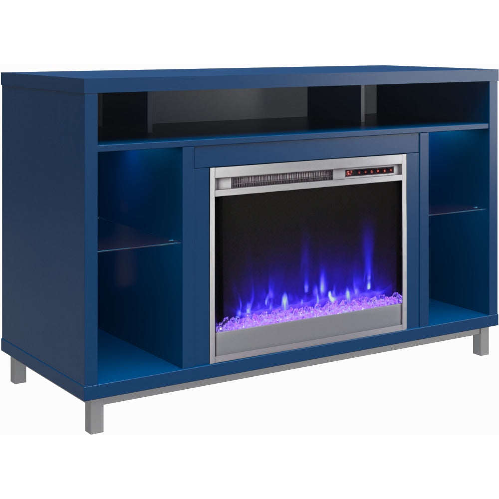 Ameriwood Home Lumina 48in Fireplace TV Stand, Navy