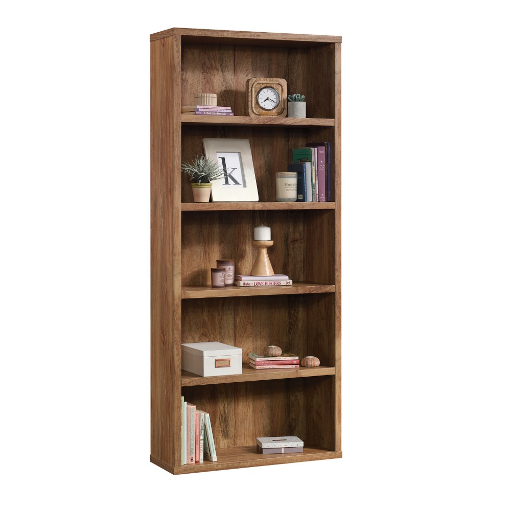 Sauder Select 73inH 5-Shelf Bookcase, Sindoori Mango