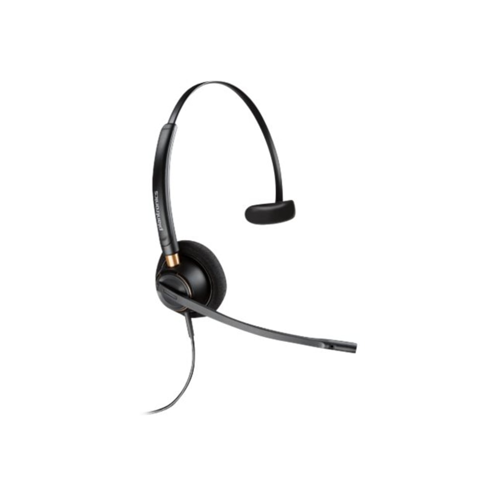 Plantronics EncorePro Monaural Over-The-Head Headset, HW510, Black, 89433-01