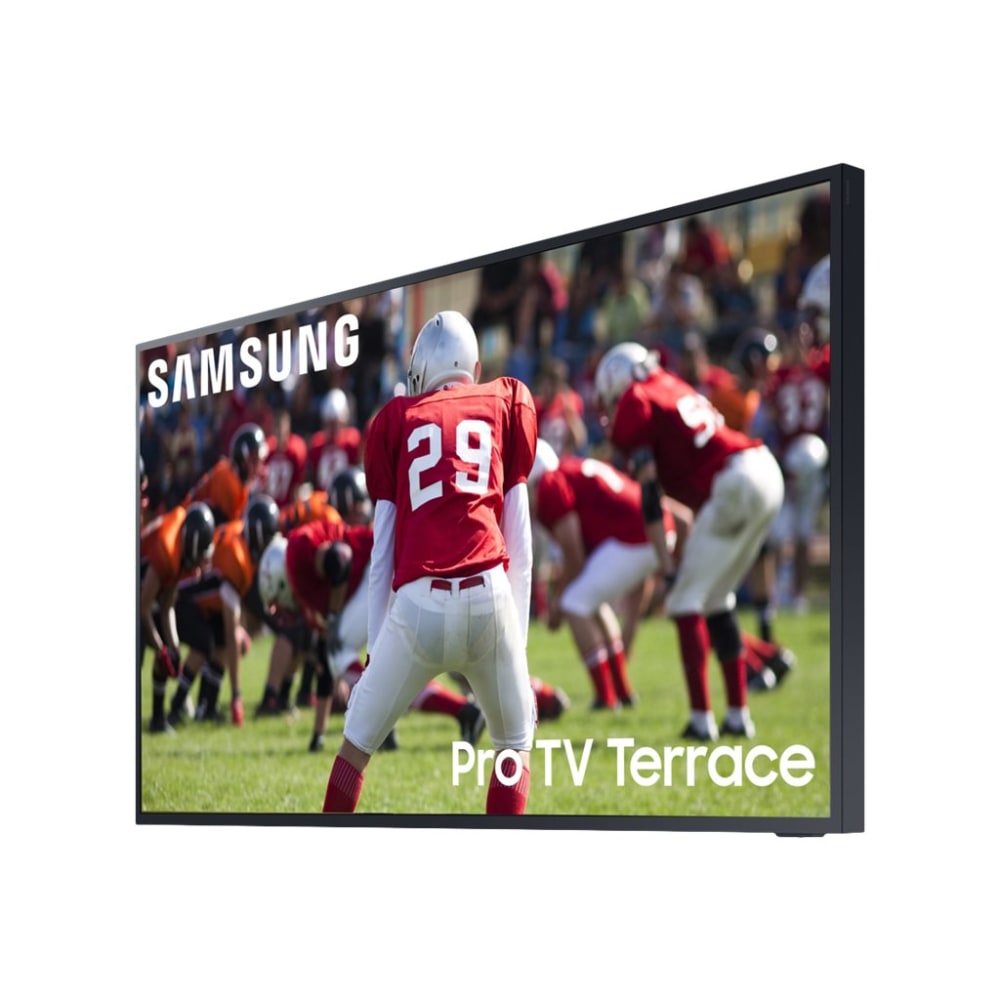 Samsung BH65T - 65in Diagonal Class The Terrace LED-backlit LCD TV - QLED - digital signage outdoor - Smart TV - Tizen OS - 4K UHD (2160p) 3840 x 2160 - HDR - Quantum Dot - titan black