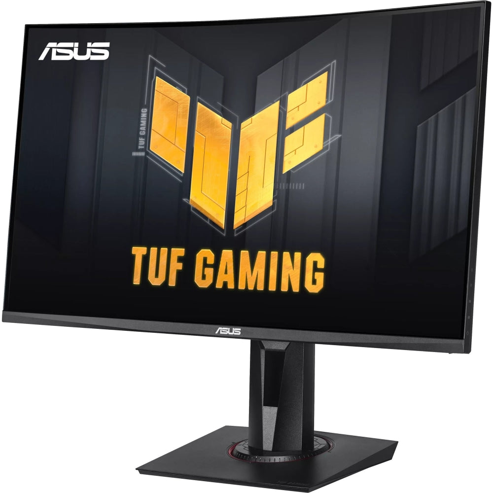 TUF VG27VQM 27in Class Full HD Curved Screen Gaming LCD Monitor - 16:9 - 27in Viewable - Vertical Alignment (VA) - LED Backlight - 1920 x 1080 - 16.7 Million Colors - FreeSync Premium - 350 Nit - 1 ms - Speakers - HDMI - DisplayPort - USB Hub