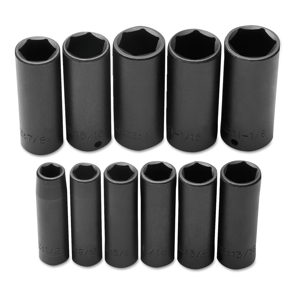 PROTO 11-Piece Deep Impact Socket Set, SAE