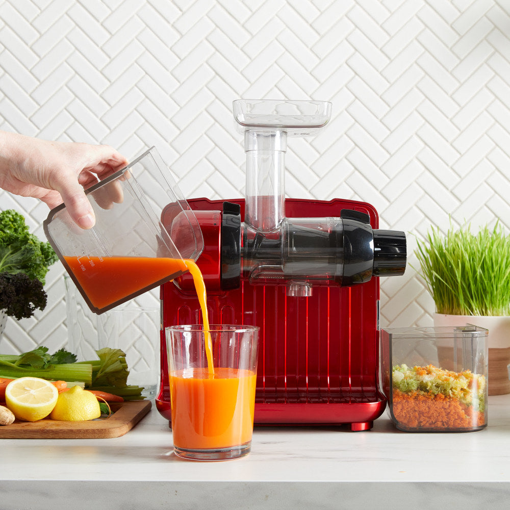 Omega Cold Press 365 Cube-Style Slow Juicer, Red