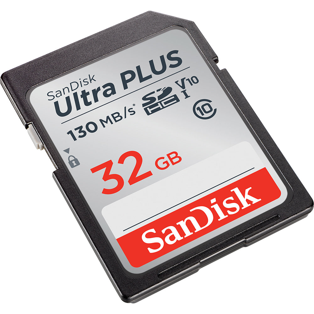 SanDisk Ultra PLUS SD Card, 32GB