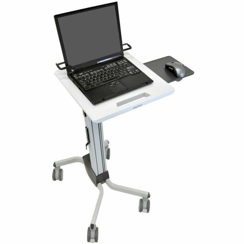 Ergotron Neo-Flex Metal Laptop Cart Workstation, 47-8/10inH x 28-8/10inW, Gray