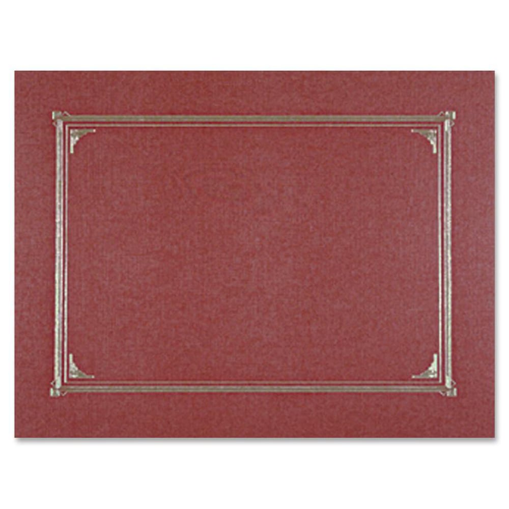 Geographics Document Covers, 9 3/4in x 12 1/2in, Burgundy, Pack Of 6