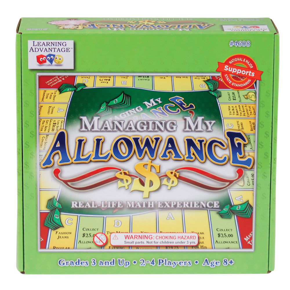 Learning Advantage Managing My Allowance Game, Grades 3 And Up