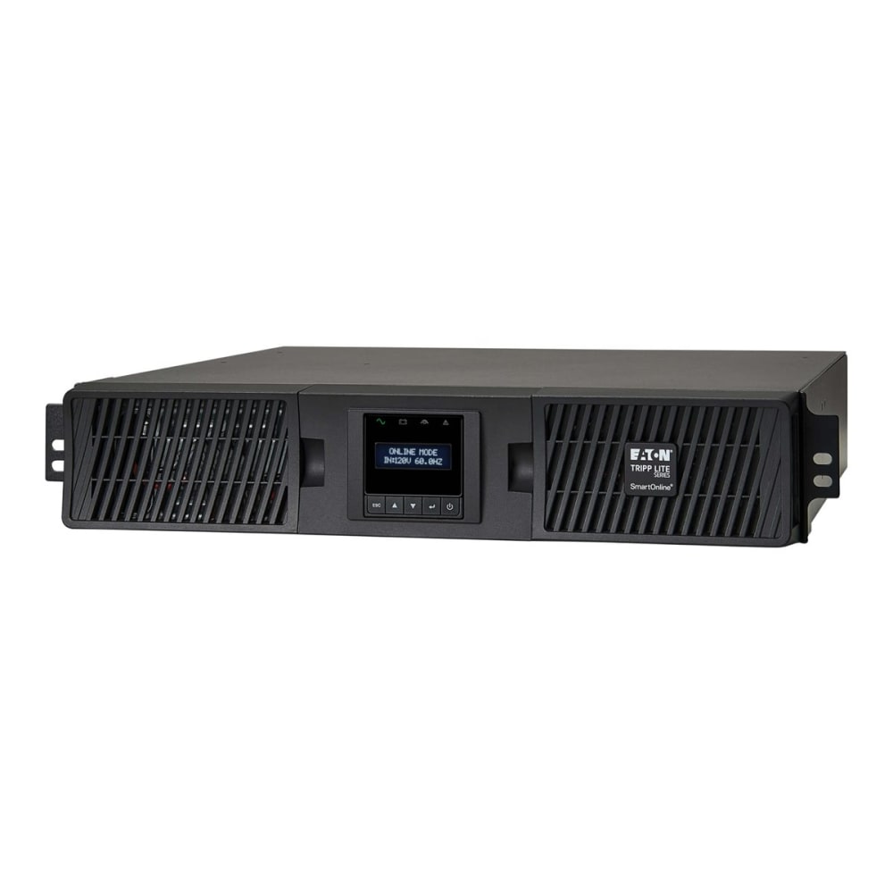 Eaton Tripp Lite Series SmartOnline 1000VA 900W 120V Double-Conversion UPS - 8 Outlets, Extended Run, Network Card Included, LCD, USB, DB9, 2U Rack/Tower Battery Backup - UPS (rack-mountable) - 15 A - AC 100/110/115/120/127 V - 900 Watt - 1000 VA