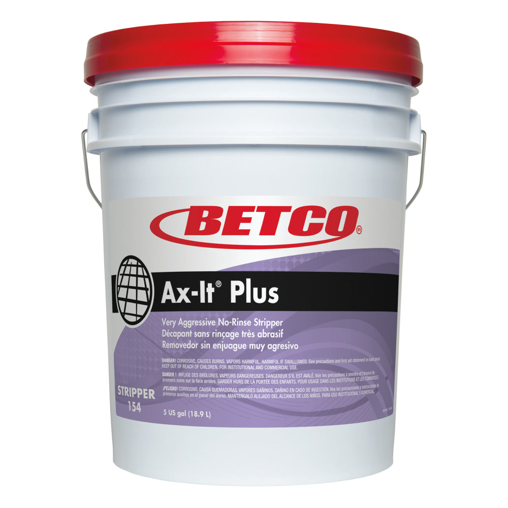 Betco Ax-It Plus Floor Finish Remover, 640 Oz Bucket