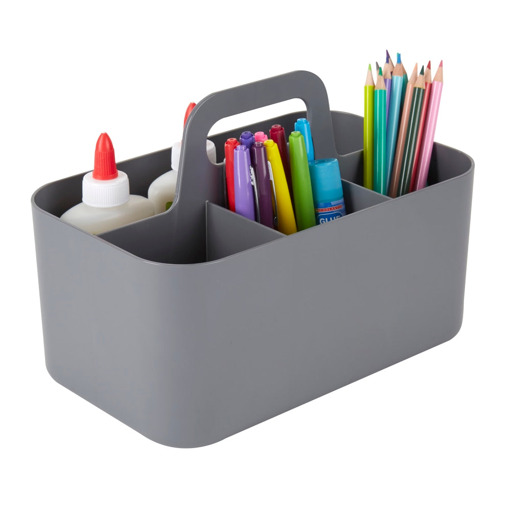 Realspace Stackable Storage Caddy, Small Size, Gray