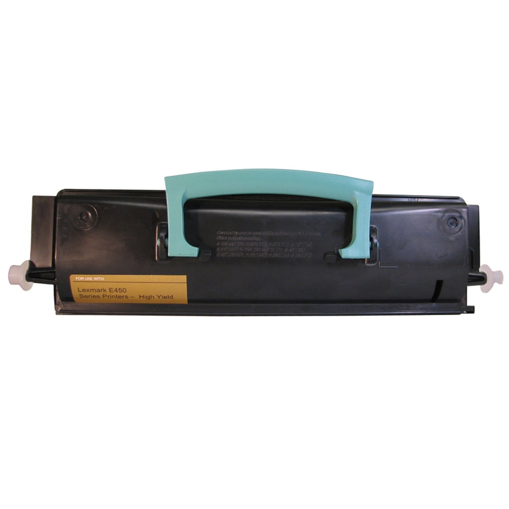 Hoffman Tech Remanufactured Black Toner Cartridge Replacement For Lexmark E450H11A, 845-450-HTI